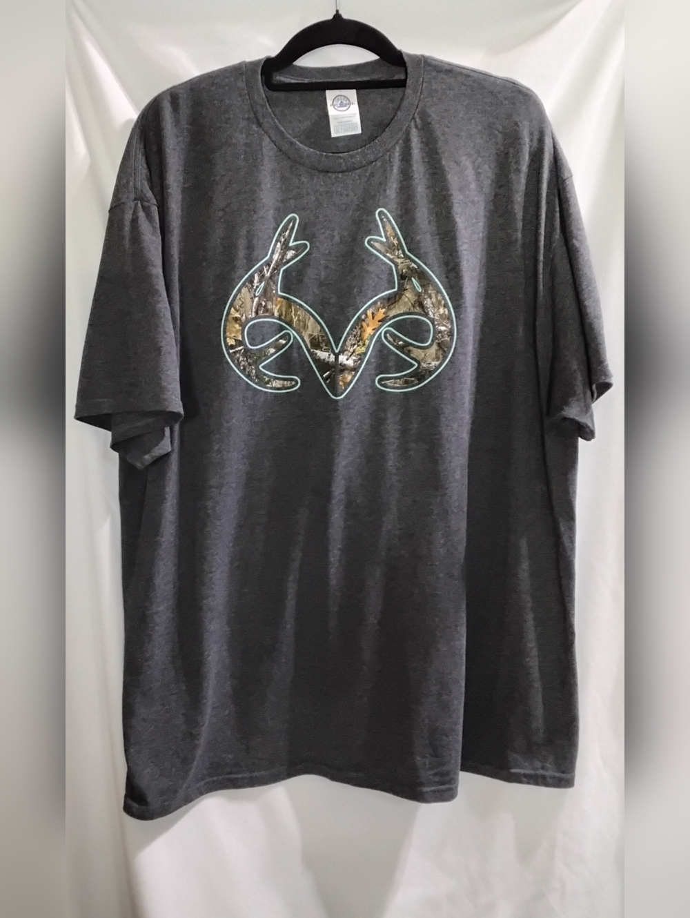 Delta Apparel Realtree Edge Men’s Size 2XL Camo Hunting T-Shirt Delta